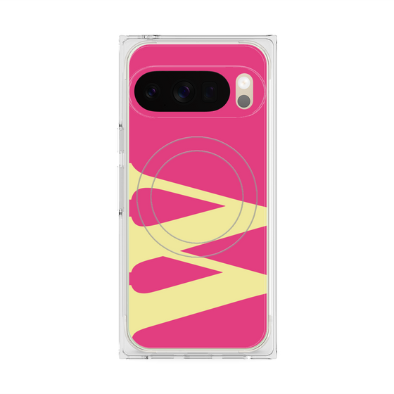 Premium Square Case with Pixelsnap［ Original - initial color - W pink ］