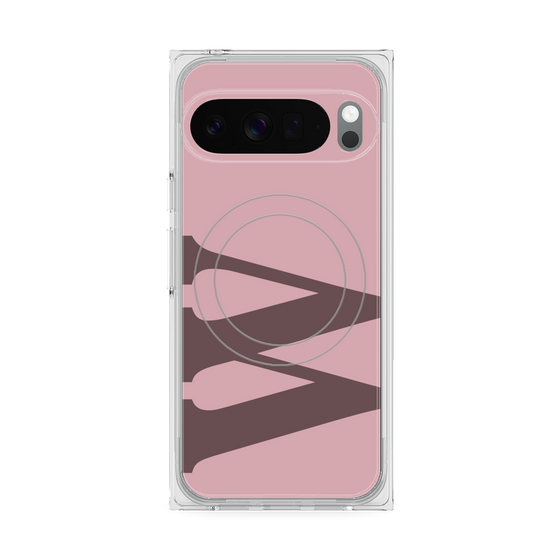 Premium Square Case with Pixelsnap［ Original - initial color - W dusty pink ］