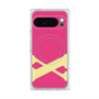 Premium Square Case with Pixelsnap［ Original - initial color - X pink ］