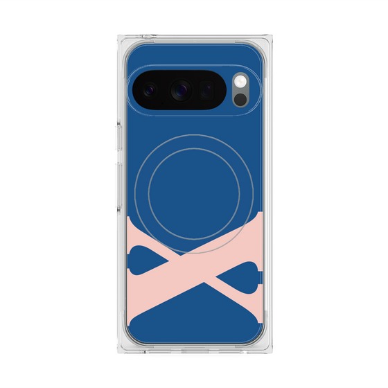 Premium Square Case with Pixelsnap［ Original - initial color - X navy ］