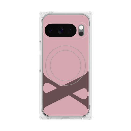 Premium Square Case with Pixelsnap［ Original - initial color - X dusty pink ］