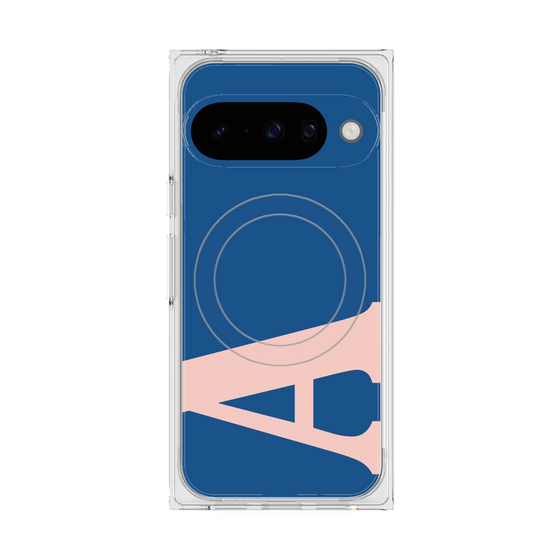 Premium Square Case with Pixelsnap［ Original - initial color - A navy ］