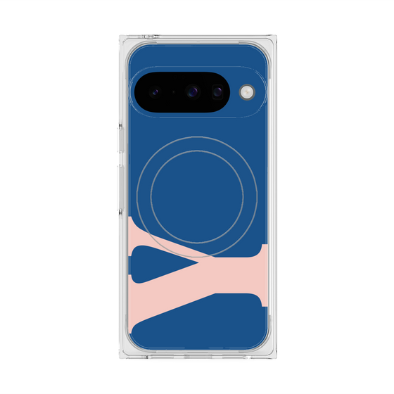 Premium Square Case with Pixelsnap［ Original - initial color - Y navy ］