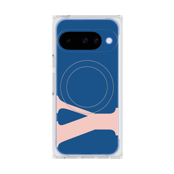 Premium Square Case with Pixelsnap［ Original - initial color - Y navy ］