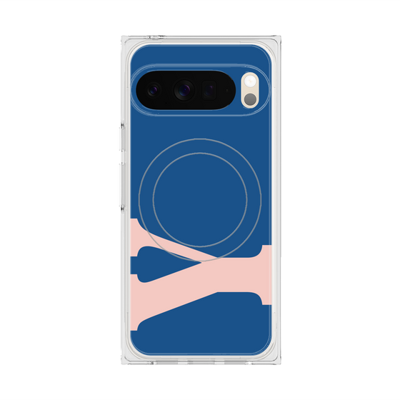 Premium Square Case with Pixelsnap［ Original - initial color - Y navy ］