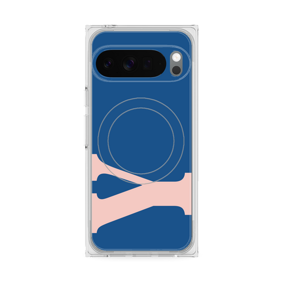 Premium Square Case with Pixelsnap［ Original - initial color - Y navy ］