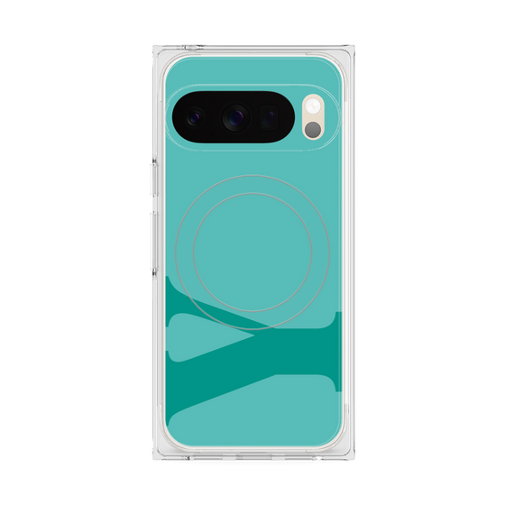 Premium Square Case with Pixelsnap［ Original - initial color - Y light green ］