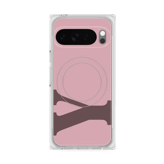 Premium Square Case with Pixelsnap［ Original - initial color - Y dusty pink ］