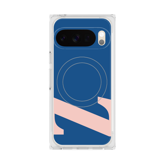 Premium Square Case with Pixelsnap［ Original - initial color - Z navy ］