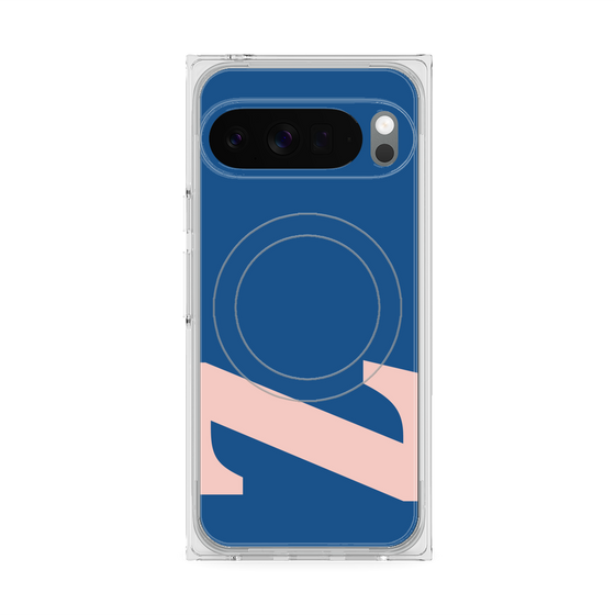 Premium Square Case with Pixelsnap［ Original - initial color - Z navy ］