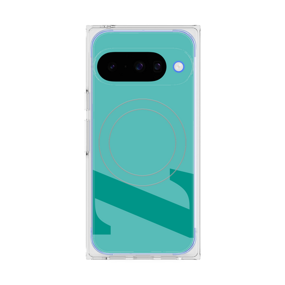 Premium Square Case with Pixelsnap［ Original - initial color - Z light green ］