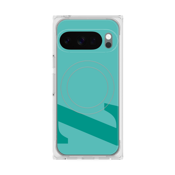 Premium Square Case with Pixelsnap［ Original - initial color - Z light green ］