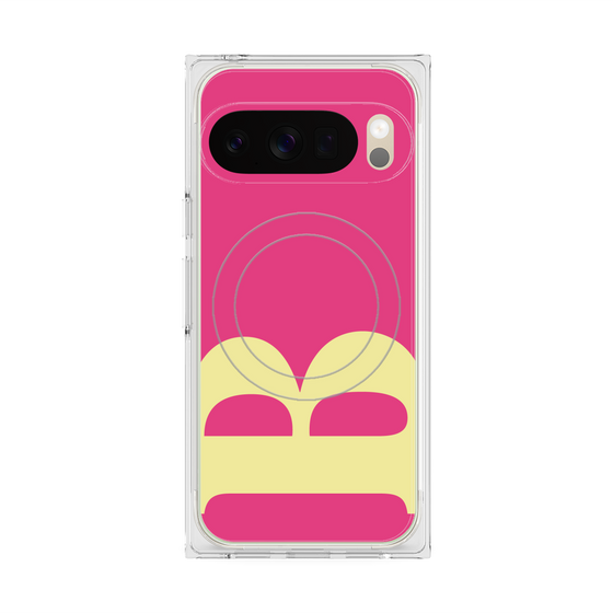 Premium Square Case with Pixelsnap［ Original - initial color - B pink ］