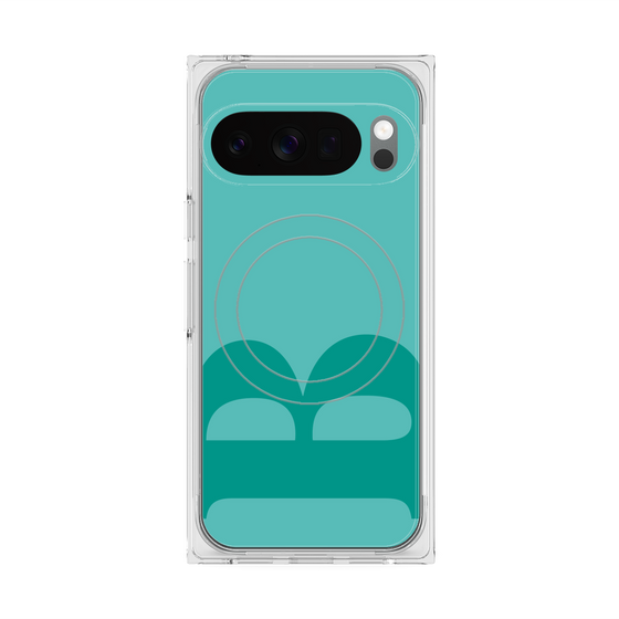 Premium Square Case with Pixelsnap［ Original - initial color - B light green ］