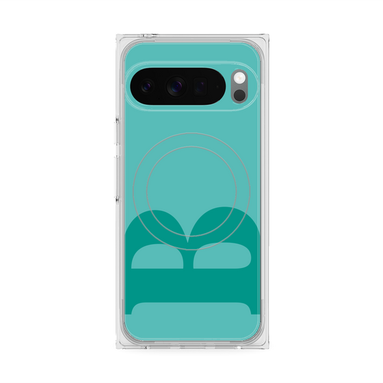 Premium Square Case with Pixelsnap［ Original - initial color - B light green ］