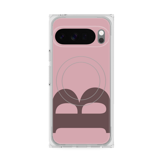 Premium Square Case with Pixelsnap［ Original - initial color - B dusty pink ］