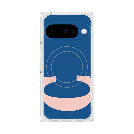 Premium Square Case with Pixelsnap［ Original - initial color - C navy ］