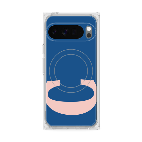 Premium Square Case with Pixelsnap［ Original - initial color - C navy ］