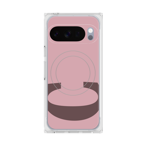Premium Square Case with Pixelsnap［ Original - initial color - C dusty pink ］