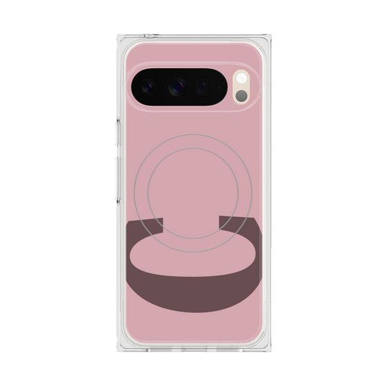 Premium Square Case with Pixelsnap［ Original - initial color - C dusty pink ］