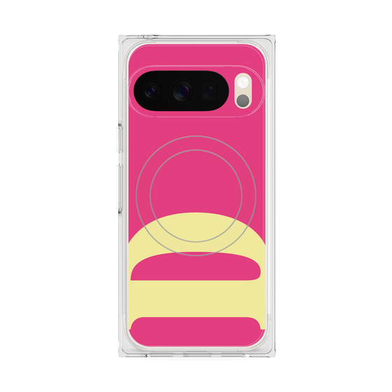 Premium Square Case with Pixelsnap［ Original - initial color - D pink ］