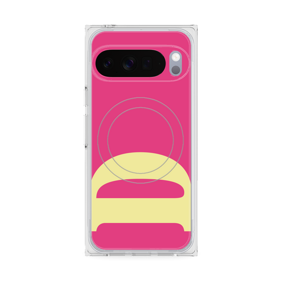 Premium Square Case with Pixelsnap［ Original - initial color - D pink ］