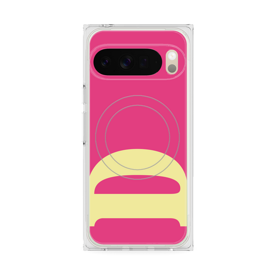 Premium Square Case with Pixelsnap［ Original - initial color - D pink ］