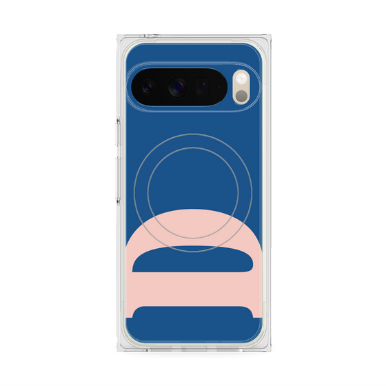 Premium Square Case with Pixelsnap［ Original - initial color - D navy ］