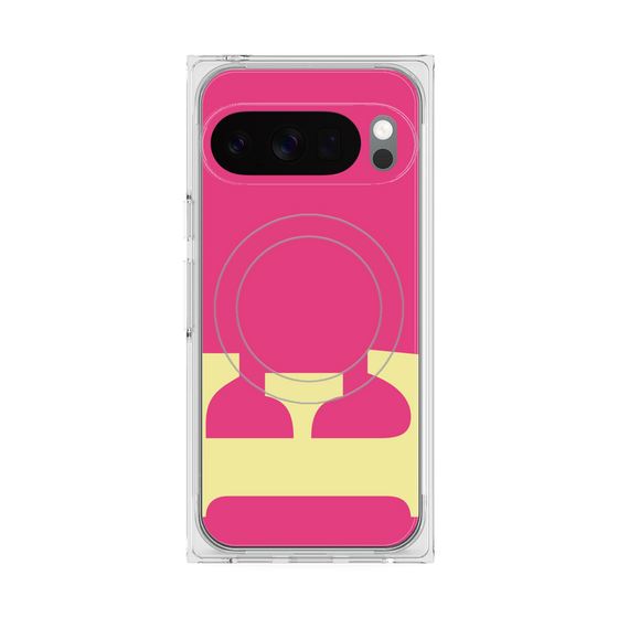 Premium Square Case with Pixelsnap［ Original - initial color - E pink ］