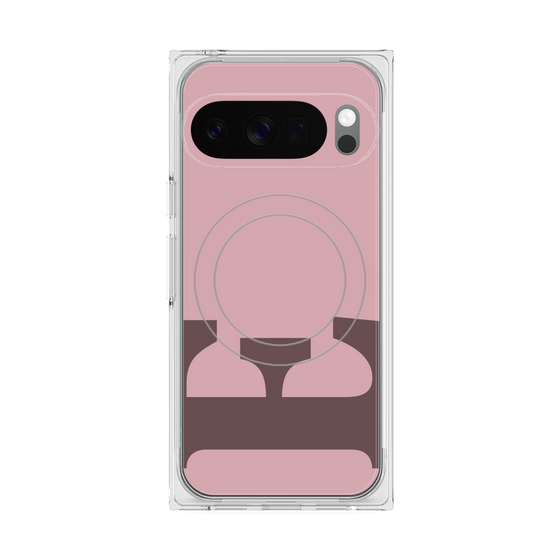 Premium Square Case with Pixelsnap［ Original - initial color - E dusty pink ］