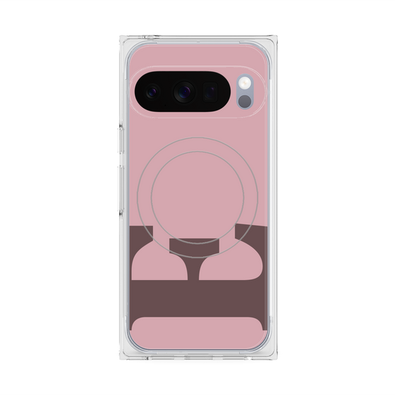 Premium Square Case with Pixelsnap［ Original - initial color - E dusty pink ］