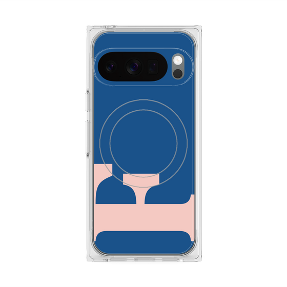 Premium Square Case with Pixelsnap［ Original - initial color - F navy ］