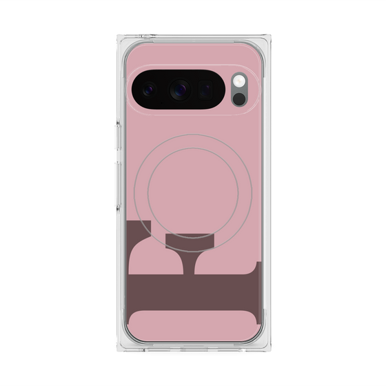 Premium Square Case with Pixelsnap［ Original - initial color - F dusty pink ］