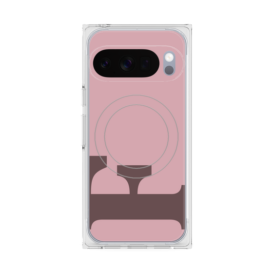 Premium Square Case with Pixelsnap［ Original - initial color - F dusty pink ］