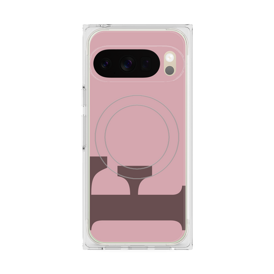 Premium Square Case with Pixelsnap［ Original - initial color - F dusty pink ］