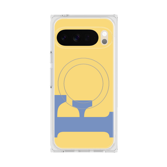 Premium Square Case with Pixelsnap［ Original - initial color - F yellow ］