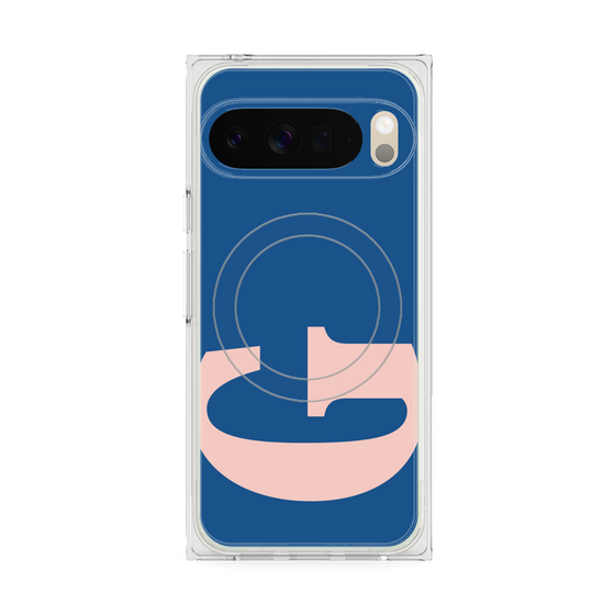 Premium Square Case with Pixelsnap［ Original - initial color - G navy ］