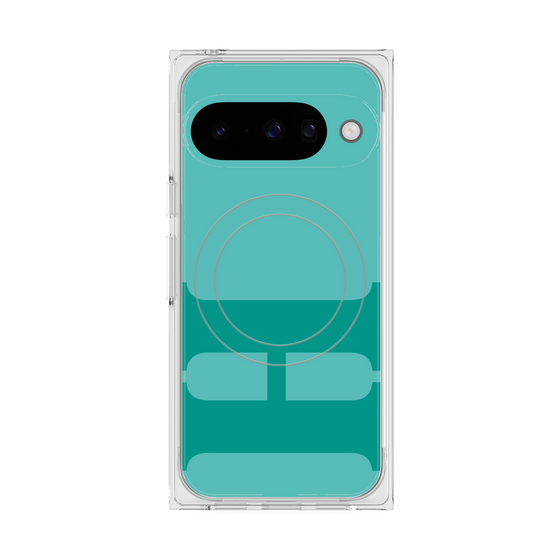 Premium Square Case with Pixelsnap［ Original - initial color - H light green ］
