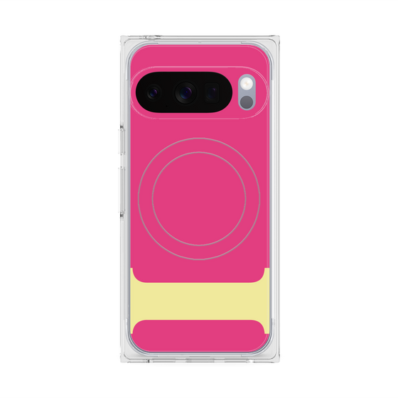 Premium Square Case with Pixelsnap［ Original - initial color - I pink ］