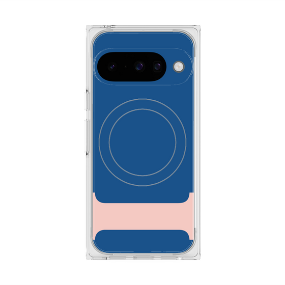 Premium Square Case with Pixelsnap［ Original - initial color - I navy ］