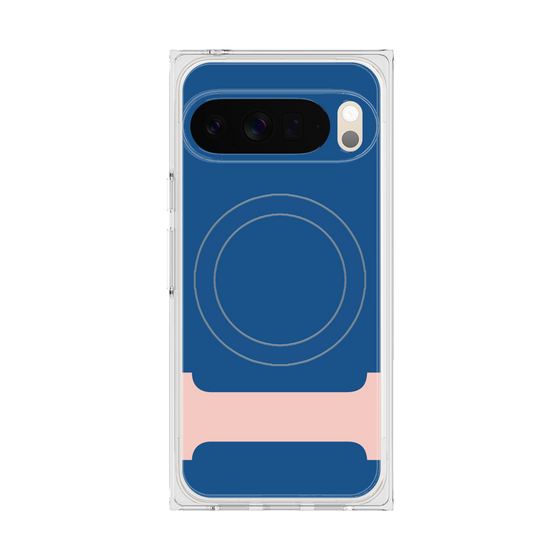 Premium Square Case with Pixelsnap［ Original - initial color - I navy ］