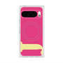 Premium Square Case with Pixelsnap［ Original - initial color - J pink ］