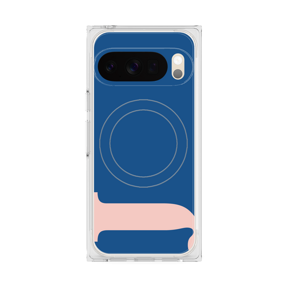 Premium Square Case with Pixelsnap［ Original - initial color - J navy ］