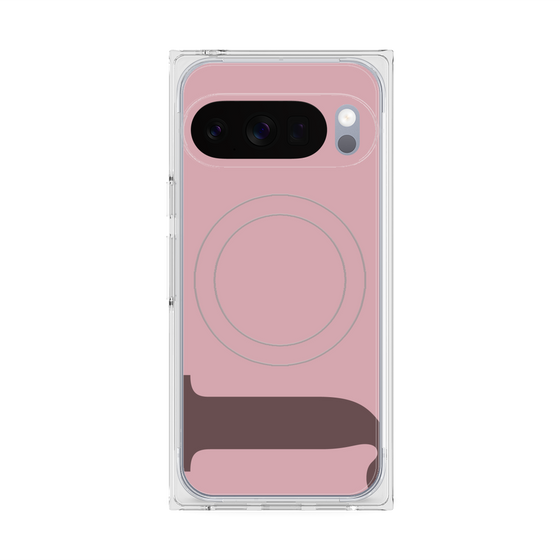 Premium Square Case with Pixelsnap［ Original - initial color - J dusty pink ］