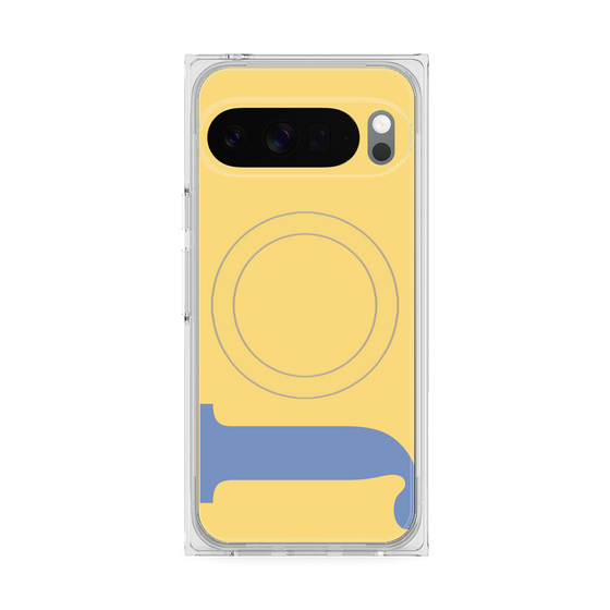 Premium Square Case with Pixelsnap［ Original - initial color - J yellow ］