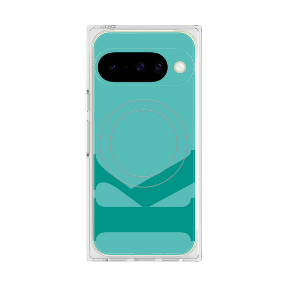 Premium Square Case with Pixelsnap［ Original - initial color - K light green ］