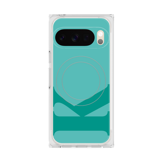 Premium Square Case with Pixelsnap［ Original - initial color - K light green ］