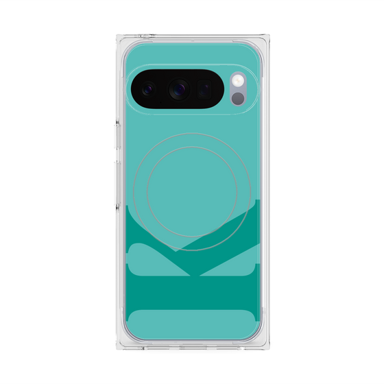 Premium Square Case with Pixelsnap［ Original - initial color - K light green ］