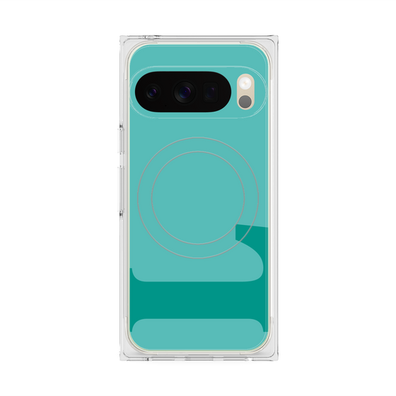 Premium Square Case with Pixelsnap［ Original - initial color - L light green ］