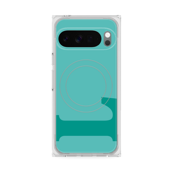 Premium Square Case with Pixelsnap［ Original - initial color - L light green ］